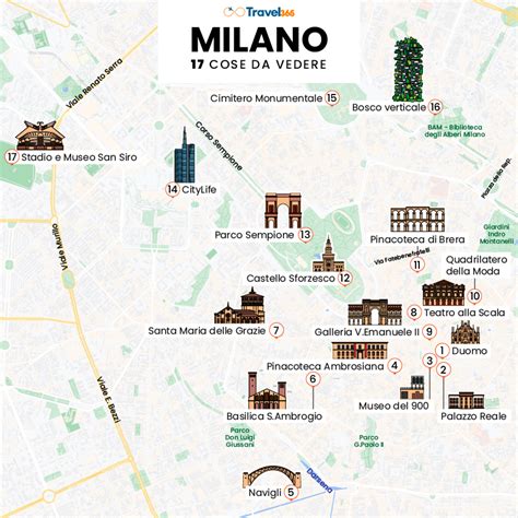 Mappa di Milano con indicazione delle principali strutture sanitarie e comunità terapeutiche