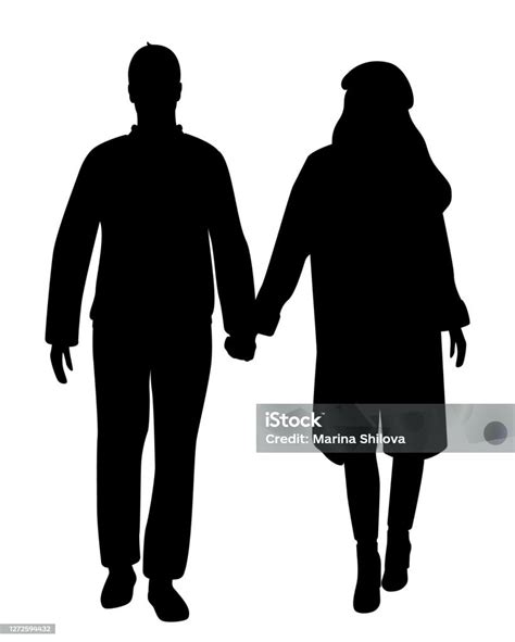 Illustrazione stilizzata di un uomo e una donna che si guardano da lontano