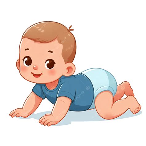 Bambino di 9 mesi che gattona