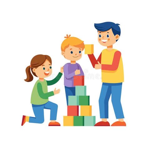 bambini che giocano insieme in una classe