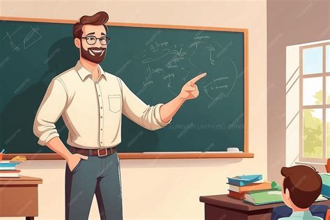 Docente che spiega alla lavagna