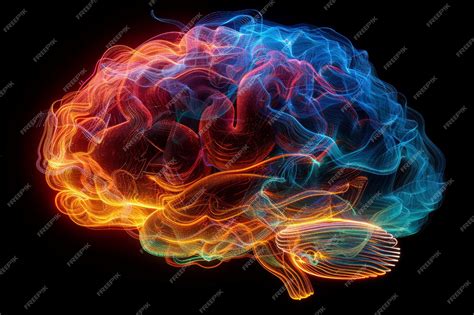 Immagine stilizzata di un cervello con connessioni luminose, a simboleggiare l'equilibrio chimico