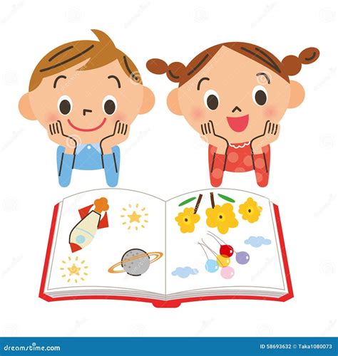 Illustrazione di un bambino che guarda con preoccupazione un libro aperto.