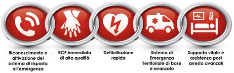 schema della catena della sopravvivenza