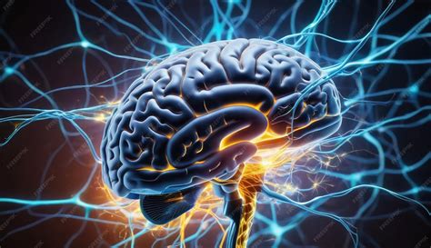 Cervello umano con neuroni interconnessi
