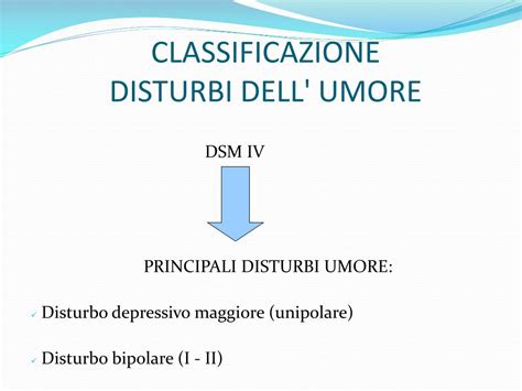 Diagramma dei disturbi dell'umore