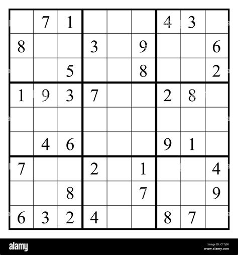 Immagine di un puzzle Sudoku