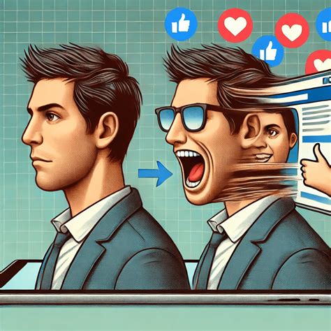 Illustrazione che rappresenta l'uso dei social media e il suo impatto psicologico