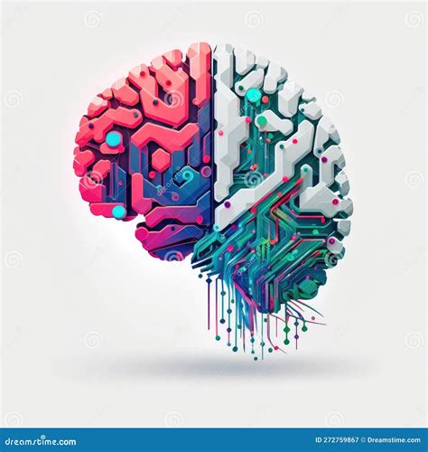 Illustrazione di un cervello con connessioni instabili