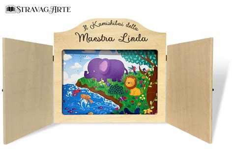 Teatrino Kamishibai in azione