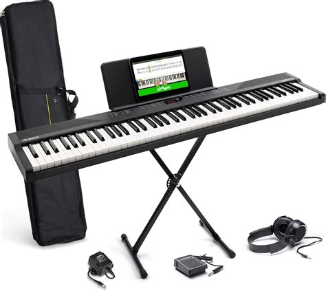 Tastiera musicale digitale su un tablet