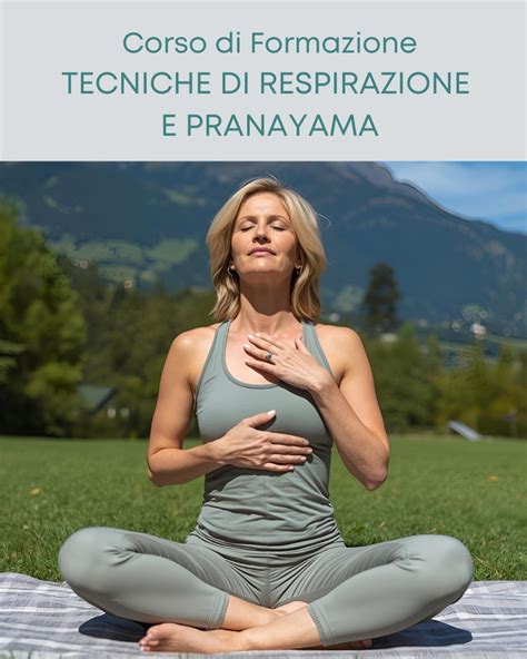 persona che pratica tecniche di respirazione