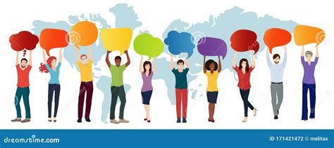 illustrazione di persone con diverse modalità di interazione sociale