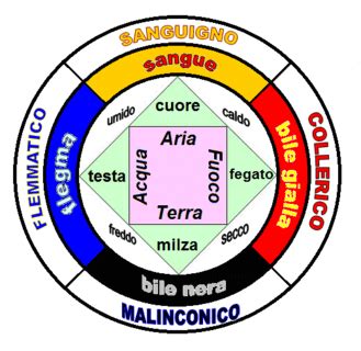 Rappresentazione della teoria umorale