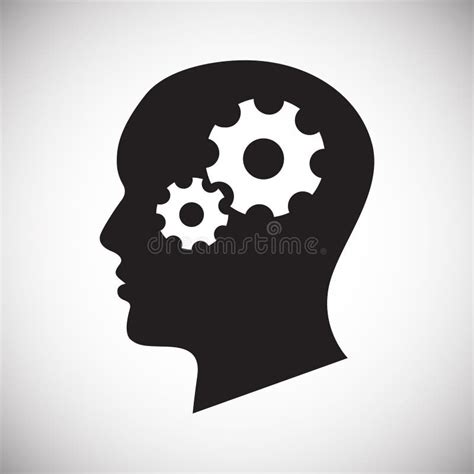 Icona di un cervello con ingranaggi