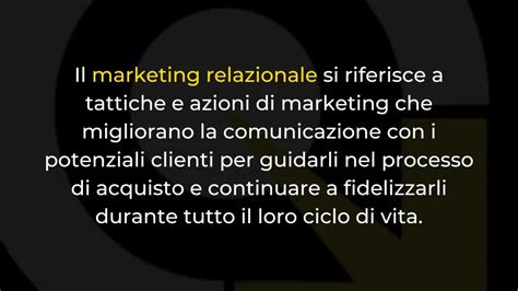 Diagramma dei principi del marketing relazionale