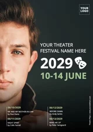 Locandina di uno spettacolo teatrale intitolato 
