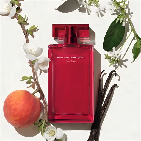 Collection of Narciso Rodriguez For Her fragrances