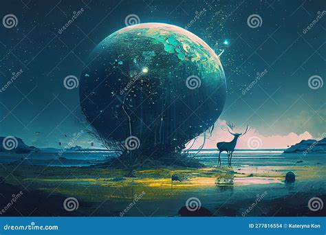 Illustrazione di un sogno con simboli archetipici