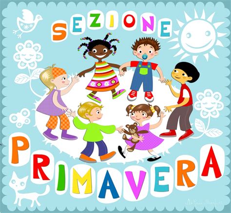 Bambini in una sezione primavera