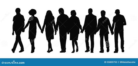 Illustrazione di persone che si tengono per mano, a simboleggiare supporto e connessione