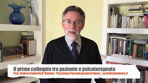 psicoterapeuta in colloquio