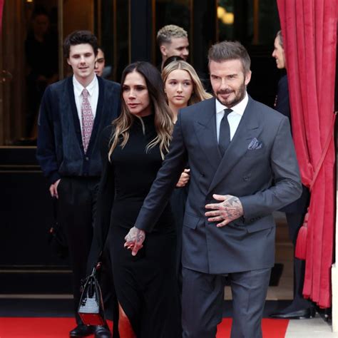 David Beckham con i suoi quattro figli