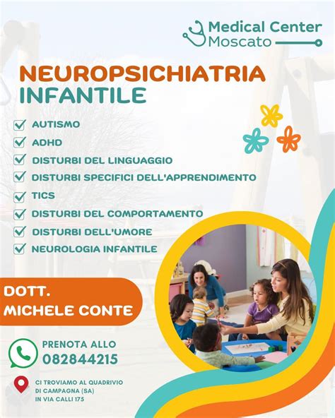 Neuropsichiatra infantile che visita un bambino
