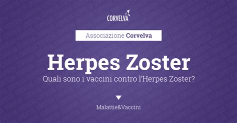 Diagramma comparativo dei due vaccini contro l'Herpes Zoster