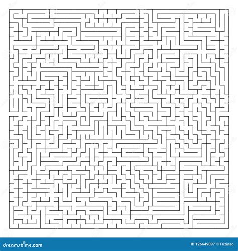 Illustrazione di un labirinto complesso con un percorso chiaro verso l'uscita