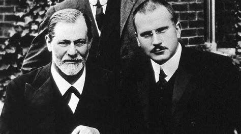 Una foto d'epoca di Sigmund Freud e Carl Gustav Jung
