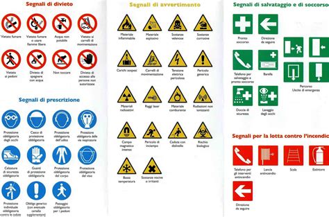 Segnaletica di sicurezza in un ospedale