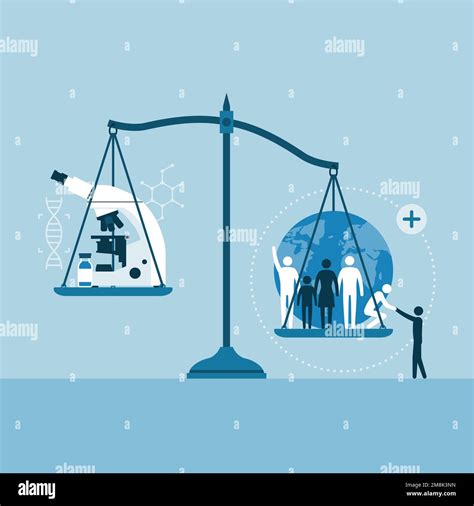 Illustrazione che mostra una bilancia con da un lato beni materiali e dall'altro benessere psicologico