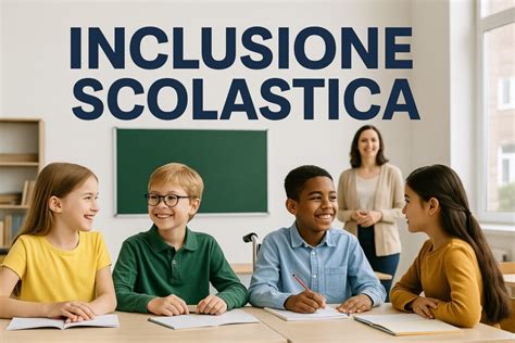 aula scolastica strutturata per l'inclusione