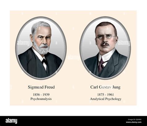Ritratto di Sigmund Freud e Carl Gustav Jung