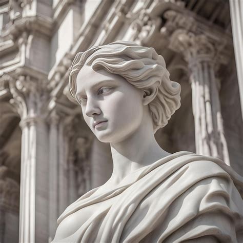 Statua di donna classica