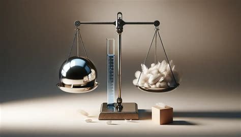 Illustrazione che mostra una bilancia con un peso maggiore su un piatto che rappresenta la 