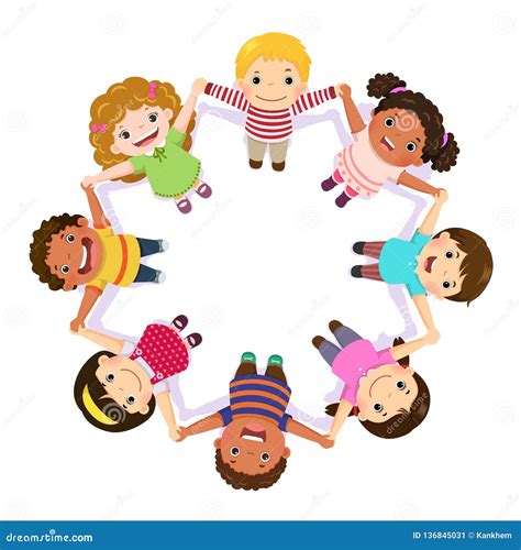 Bambini che danzano in cerchio