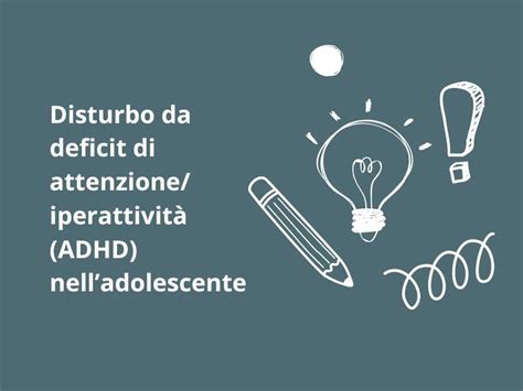 Diagramma che illustra le tre componenti principali dell'ADHD: disattenzione, iperattività e impulsività.